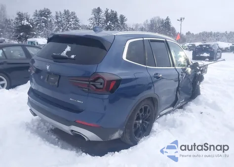 2022 BMW X3 xDrive30I from USA, damaged, VIN 5UX53DP07N9J50327